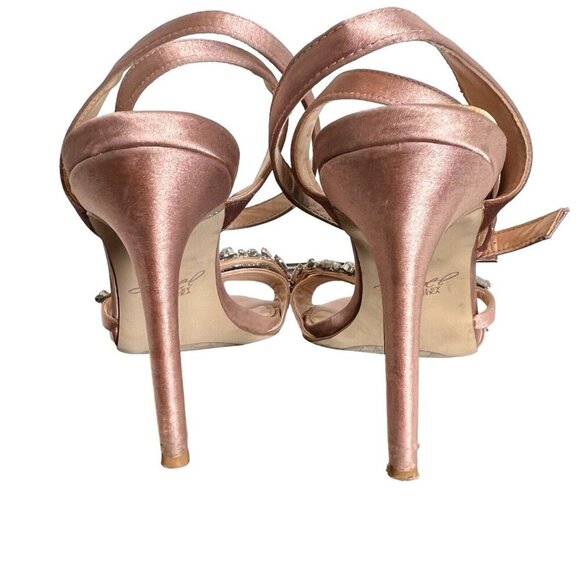 Jewel by Badgley Mischka Women's Merida Heeled Sandal Rose Size 8 M - Picture 7 of 13